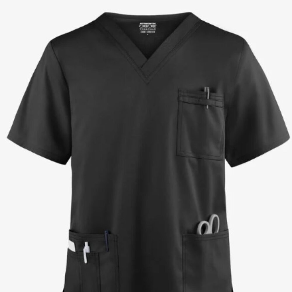Cherokee Workwear Core STRETCH Unisex 4-Pocket V-Neck Scrub Top 4725